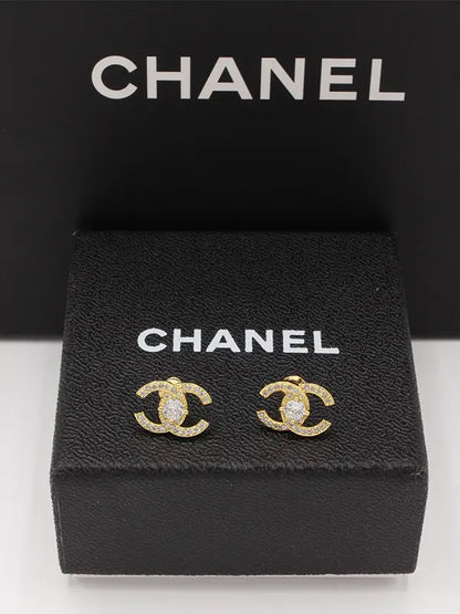 حلق شانيل زركون صغير 621 حلق chanel
