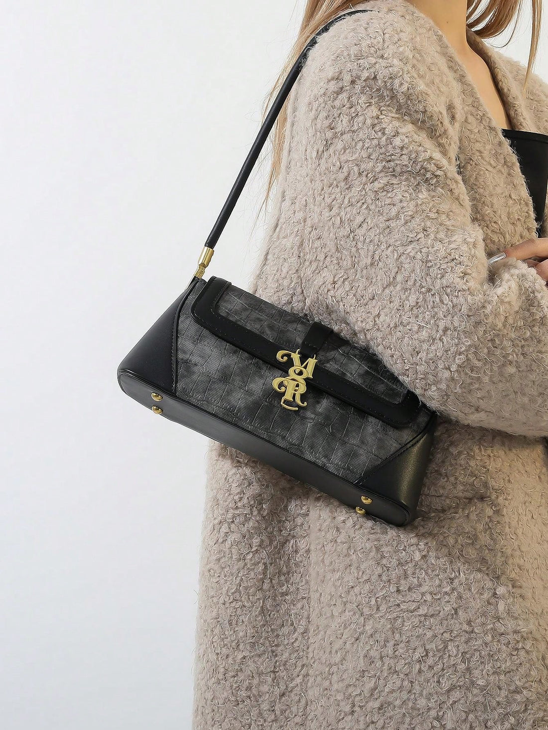 حقيبة كتف واحدة متعددة الاستخدامات شنط وحقائب شنط اسود