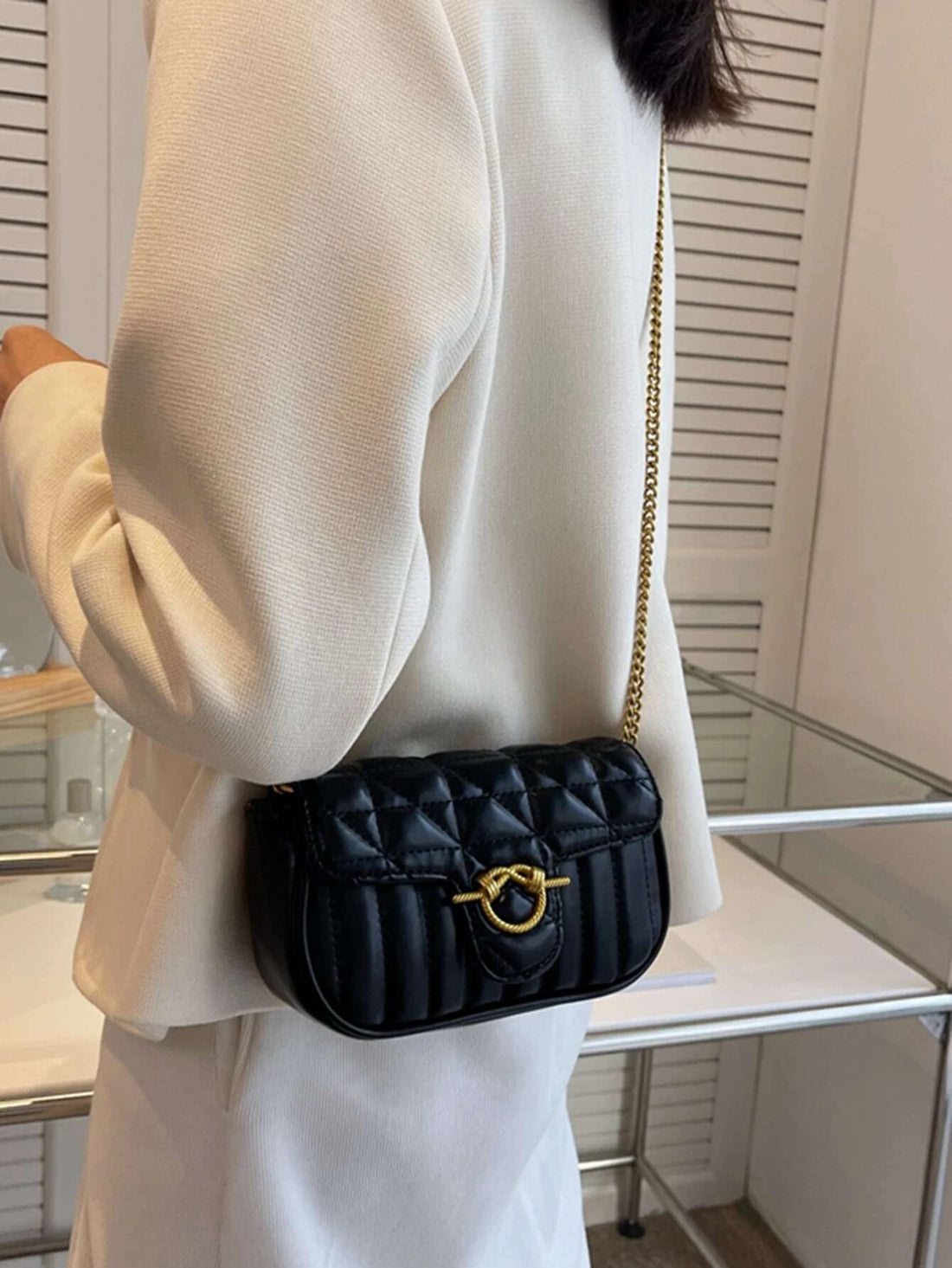 حقيبة مربعة خفيفة الوزن كاجوال صغيرة شنط وحقائب شنط اسود