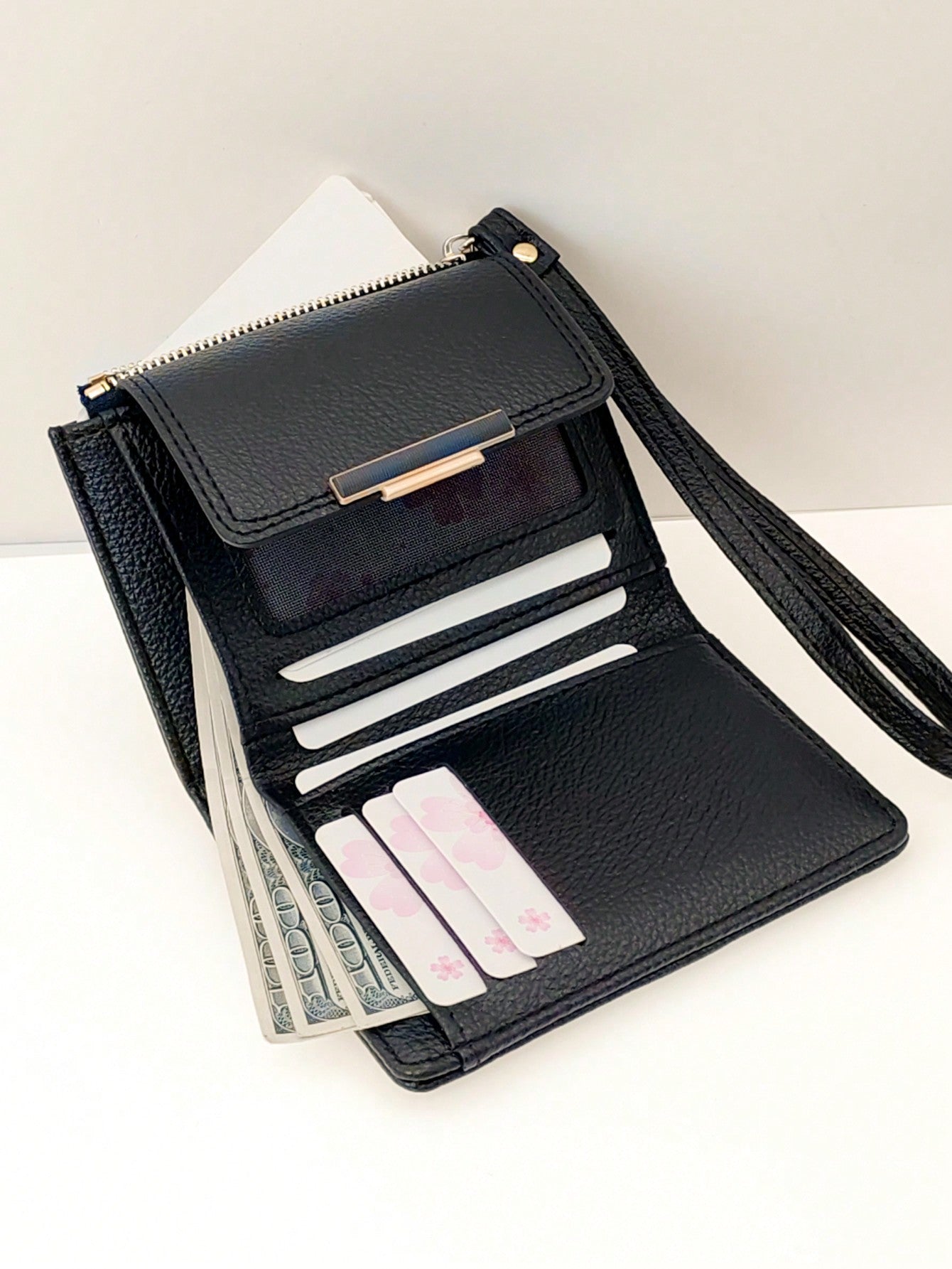 محفظة نقود قصيرة بسحاب محافظ jewel  