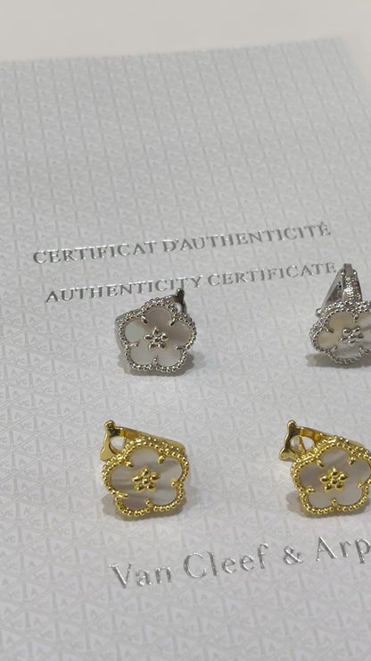 حلق فان كليف زهرات الامبرا اند اربلز الماستر حلق van cleef