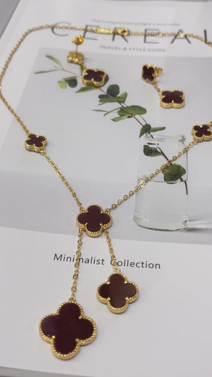 طقم فان كليف 5 وردات 2 قطع اطقم van cleef