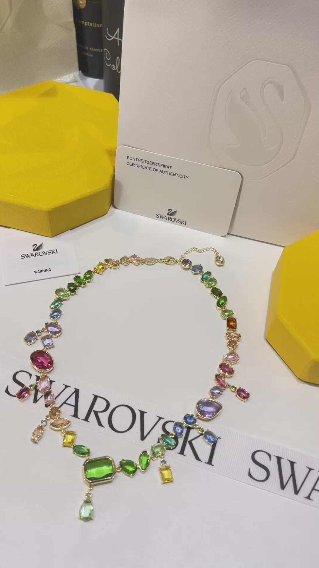 سلسال سواروفسكي جيما كريستالي ماستر سلسال Swarovski