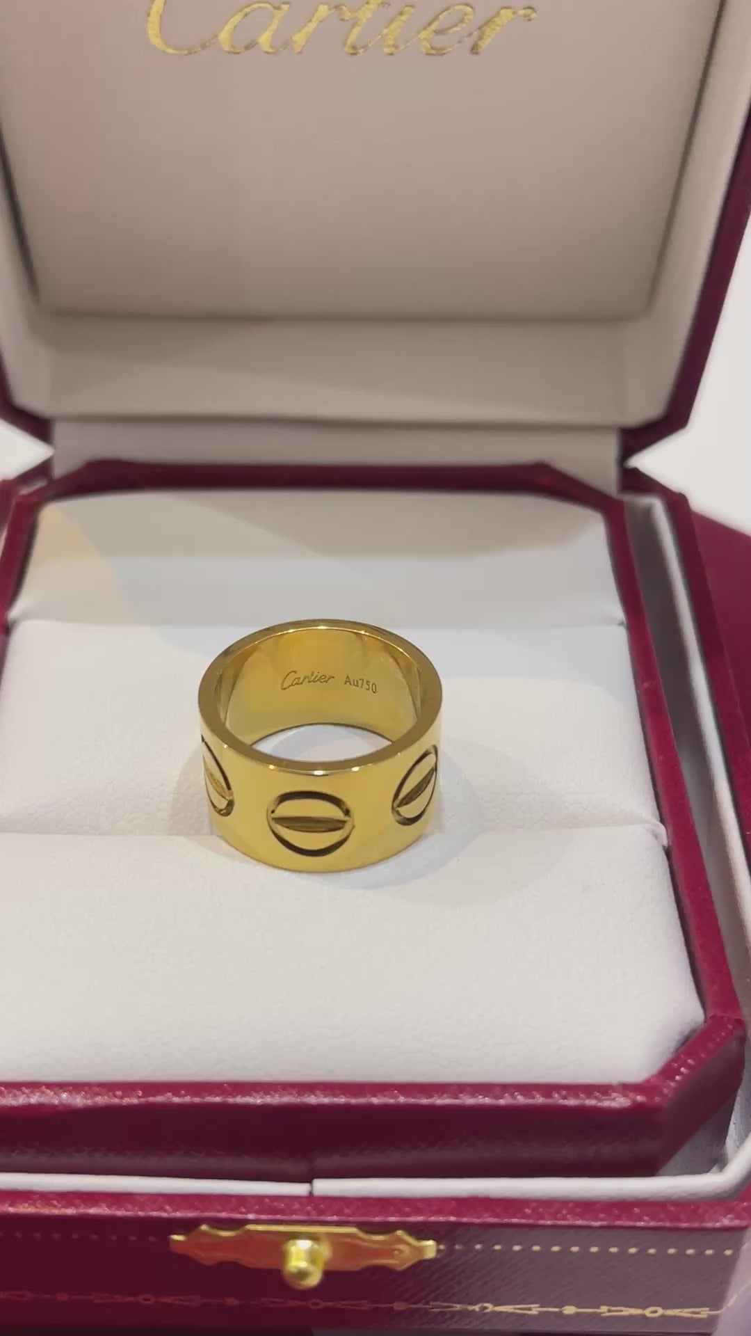 دبلة كارتير العريضه الجديده خواتم CARTIER