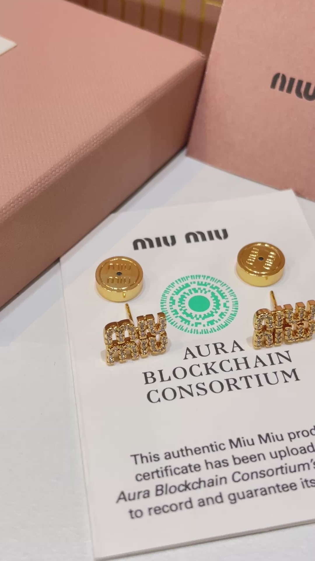 حلق ميو ميو ستونز ماستر حلق miumiu