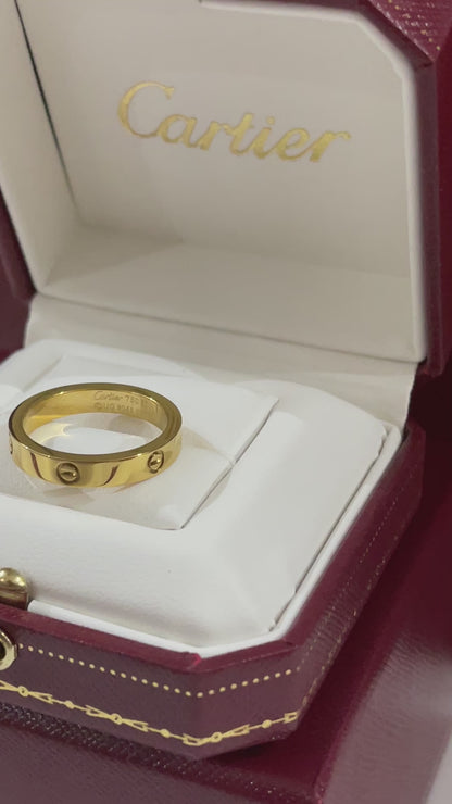 دبله كارتير لوقو slim خواتم CARTIER