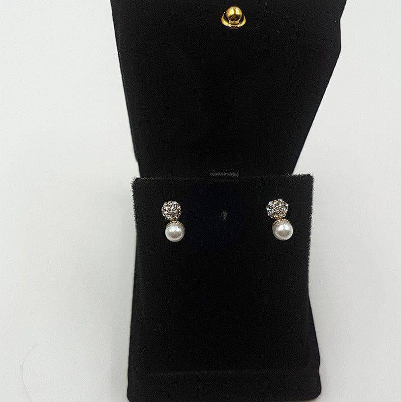 حلق مدور كريستال بلولو حلق متوفر 2 لون  