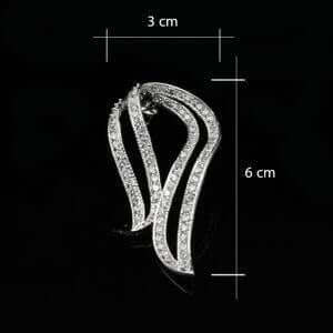 حلق زركون علامه استفهام حلق متوفر 1 لون  