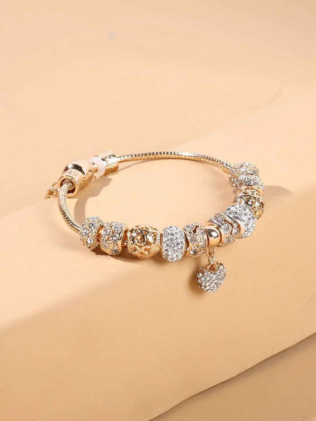 اسواره باندورا ذهبية ملون كريستالية  - Jewel