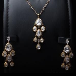 طقم سهره زركون سيفن ستونز  - Jewel