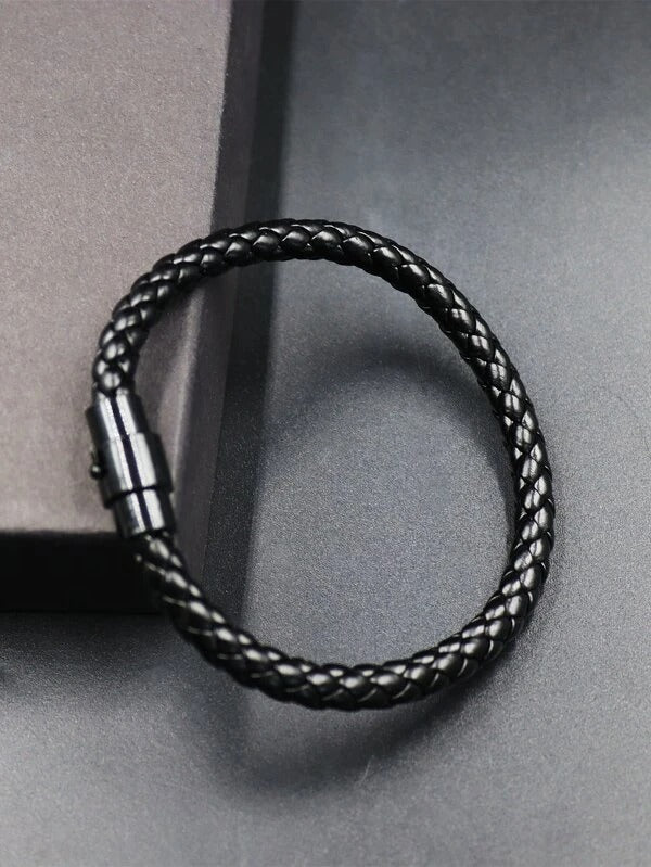 اسواره رجالية ROPE اسود - Jewel