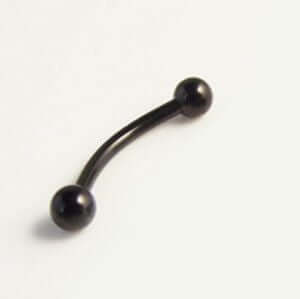 اكسسوار حواجب ستانلس ستيل اكسسوار حواجب متوفر 4 لون اسود