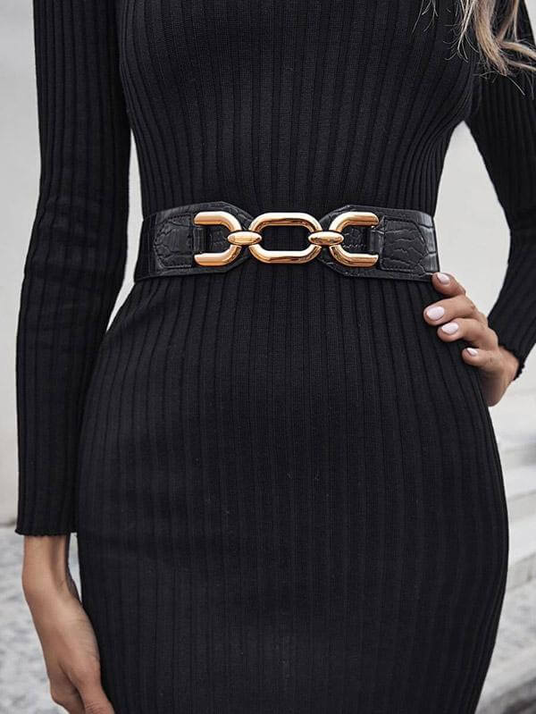 حزام جنزير ذهبي احزمة متوفر 1 لون