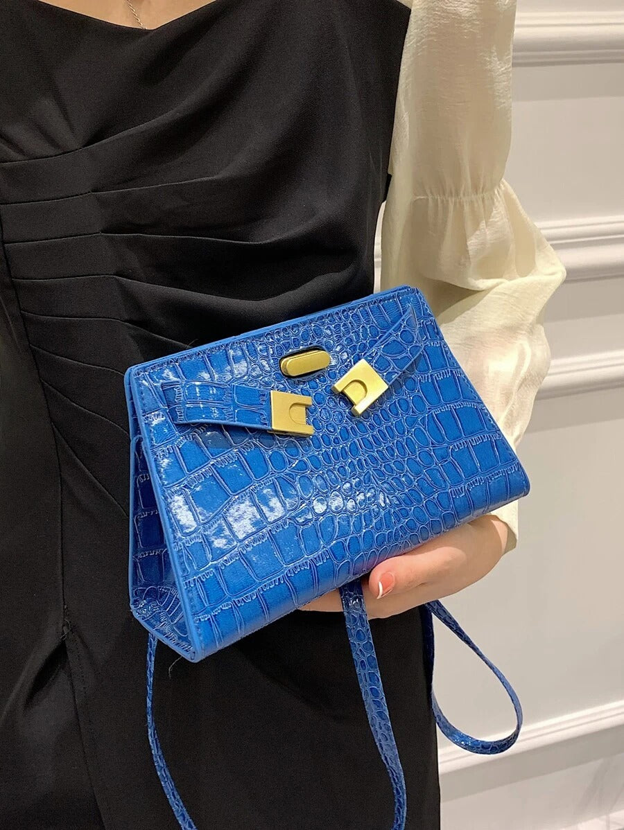 حقيبة مربعة ازرق شنط وحقائب متوفر 1 لون ازرق 