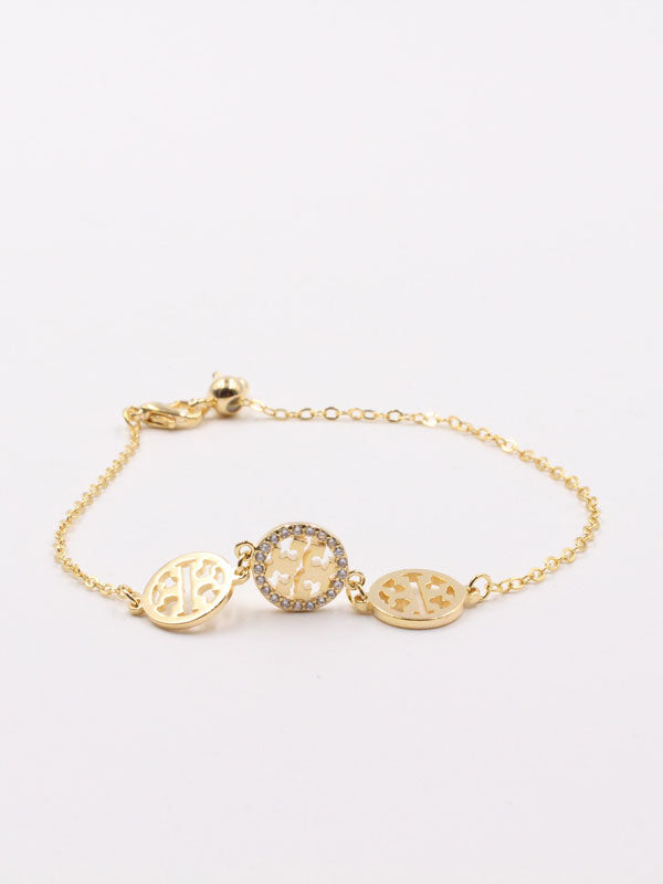 اساور توري بورش زركون ناعمة اسواره tory burch ذهبي