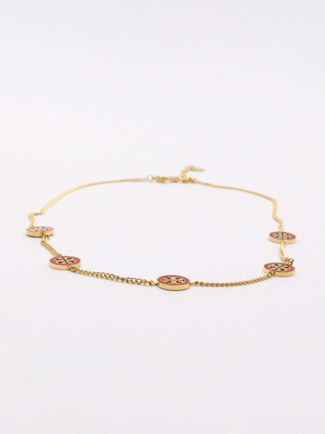 سلسال توري بورش ملون صدفي سلسال tory burch