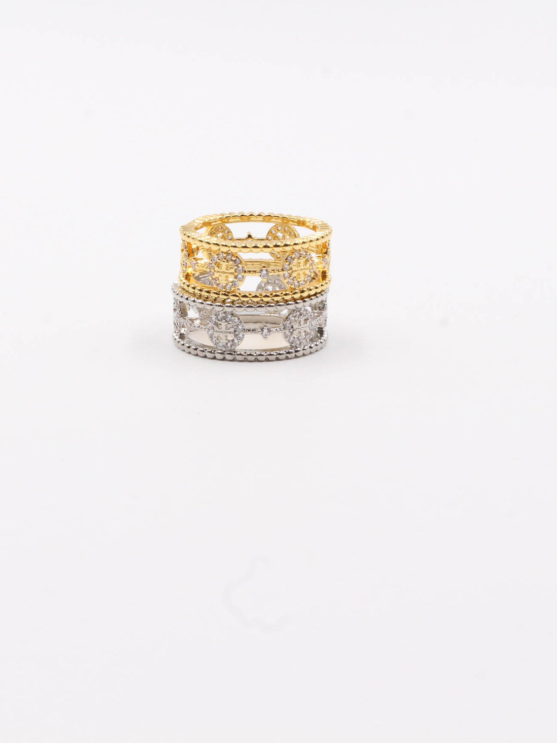 Tory Burch Cubic Zirconia Ring - خاتم توري بورش زركون خواتم Jewel  