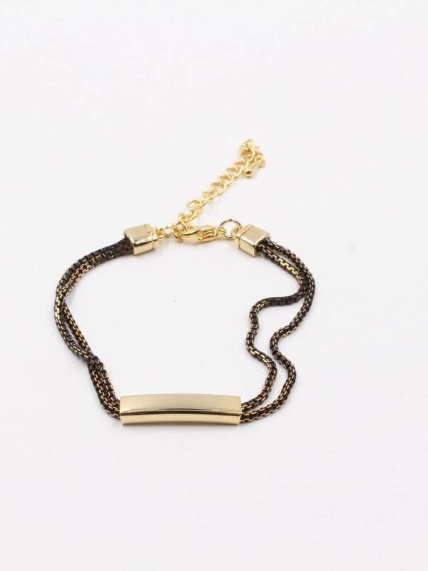 اسواره دبل شاين فلات ميتال اسواره متوفر 3 لون اسود