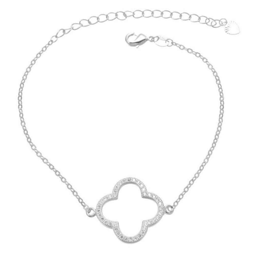 اسواره فان كليف زركون ناعمه اسواره متوفر 3 لون فضي