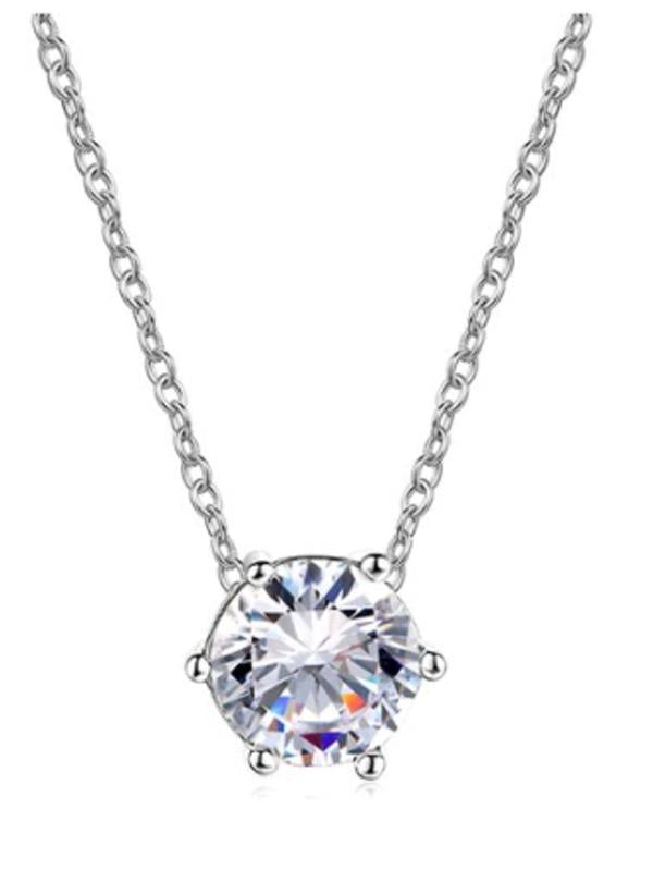 سلسال زركون ريقيلور ستون سلسال متوفر 2 لون فضي