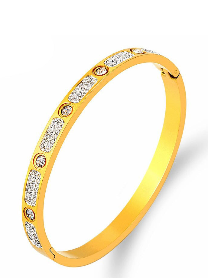 اسواره كارتير بانقل كرستال اسواره متوفر 1 لون ذهبي