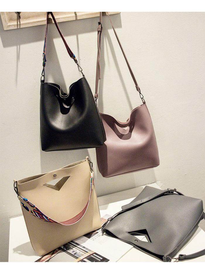 حقيبة كتف كبيرة ريقيلور شنط وحقائب متوفر 4 لون