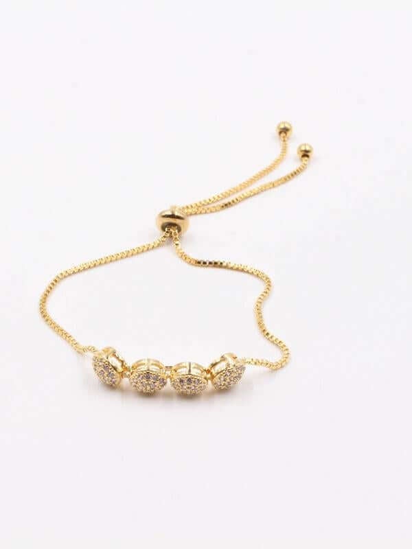 اسواره دوائر زركون سحاب اسواره متوفر 2 لون ذهبي