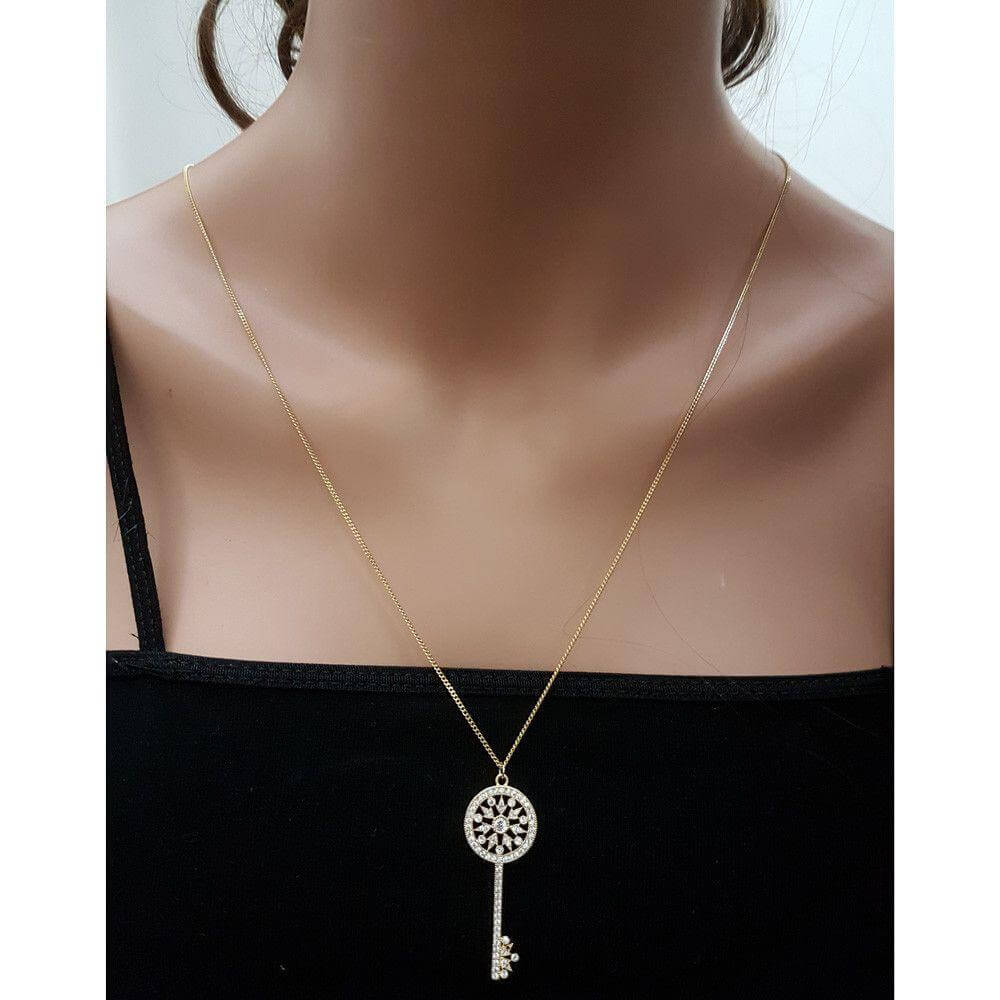 سلسال مفتاح تيفاني طويل سلسال متوفر 2 لون