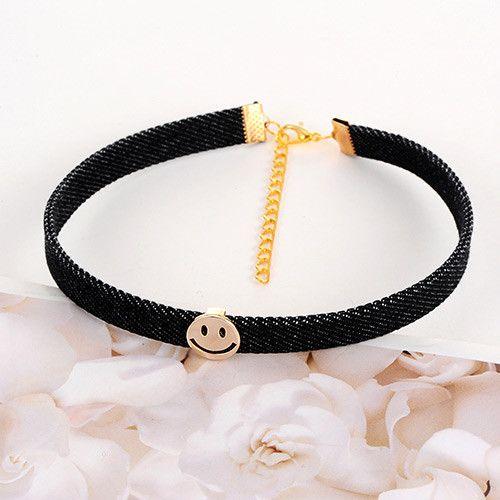 عقد فيس بالوان متعدده سلسال متوفر 7 لون اسود ذهبي