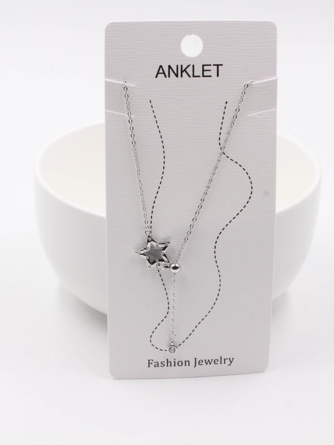 خلخال للرجل نجمة صدف فضي - Jewel