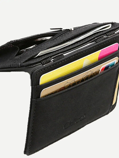 محفظة نقود وكروت الذكيه محافظ متوفر 1 لون  