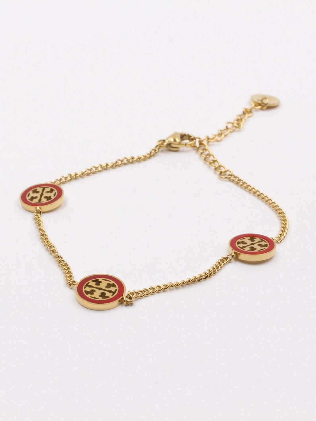 اسوارة توري بورش ملونة اسواره tory burch عنابي