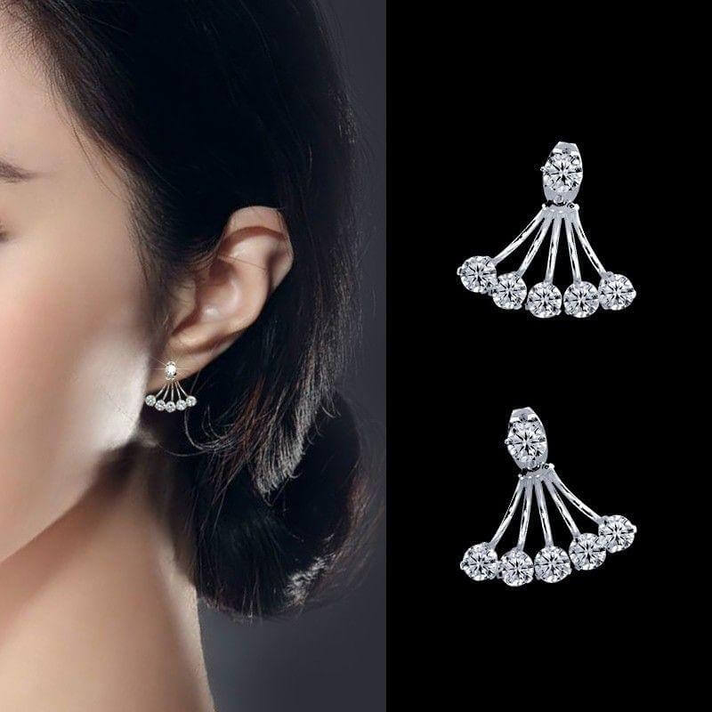 حلق زركون دبل ايرينق حلق متوفر 1 لون  