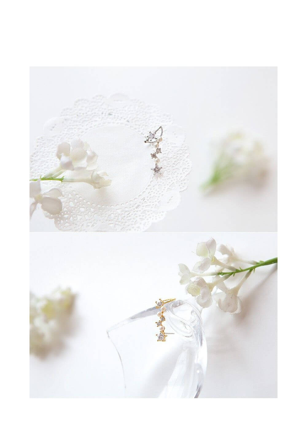 حلق لولو فرده واحده حلق متوفر 2 لون  