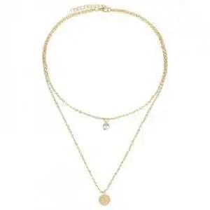 سلسال طبقات مطلي سلسال متوفر 1 لون ذهبي