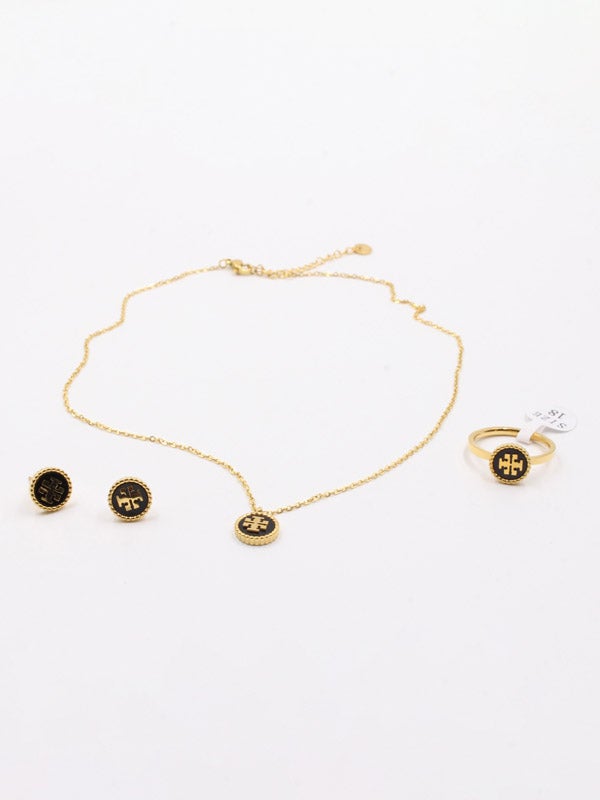 طقم توري بورش ناعم 3 قطع اطقم tory burch اسود 18