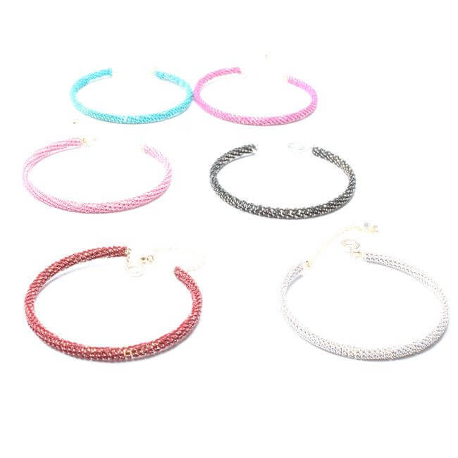 اسواره مبرومه بالسلسال المعدني مدوره  - Jewel
