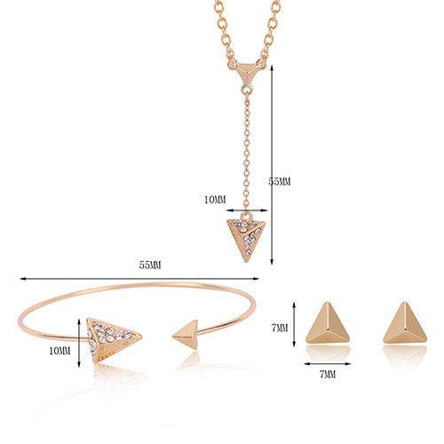 طقم قس ناعم من 3 قطع مطلي ذهب اطقم متوفر 1 لون