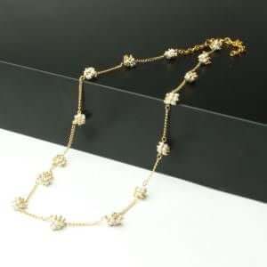 سلسال ملتي بيدس سلسال متوفر 3 لون ابيض ذهبي