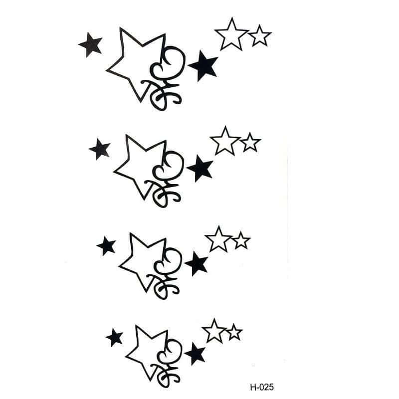 تاتوو نجوم صغيره اسود - Jewel