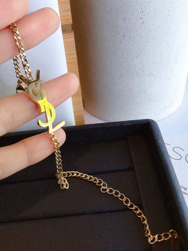 اسواره ايف سان لوران ذهبية اسواره ysl  