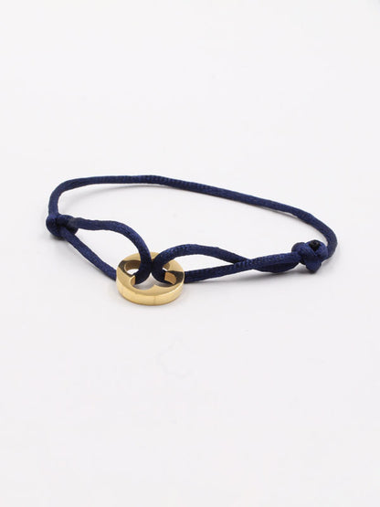 Louis Vuitton string bracelet - أسوارة لويس فيتون خيط اسواره Jewel كحلي ذهبي 