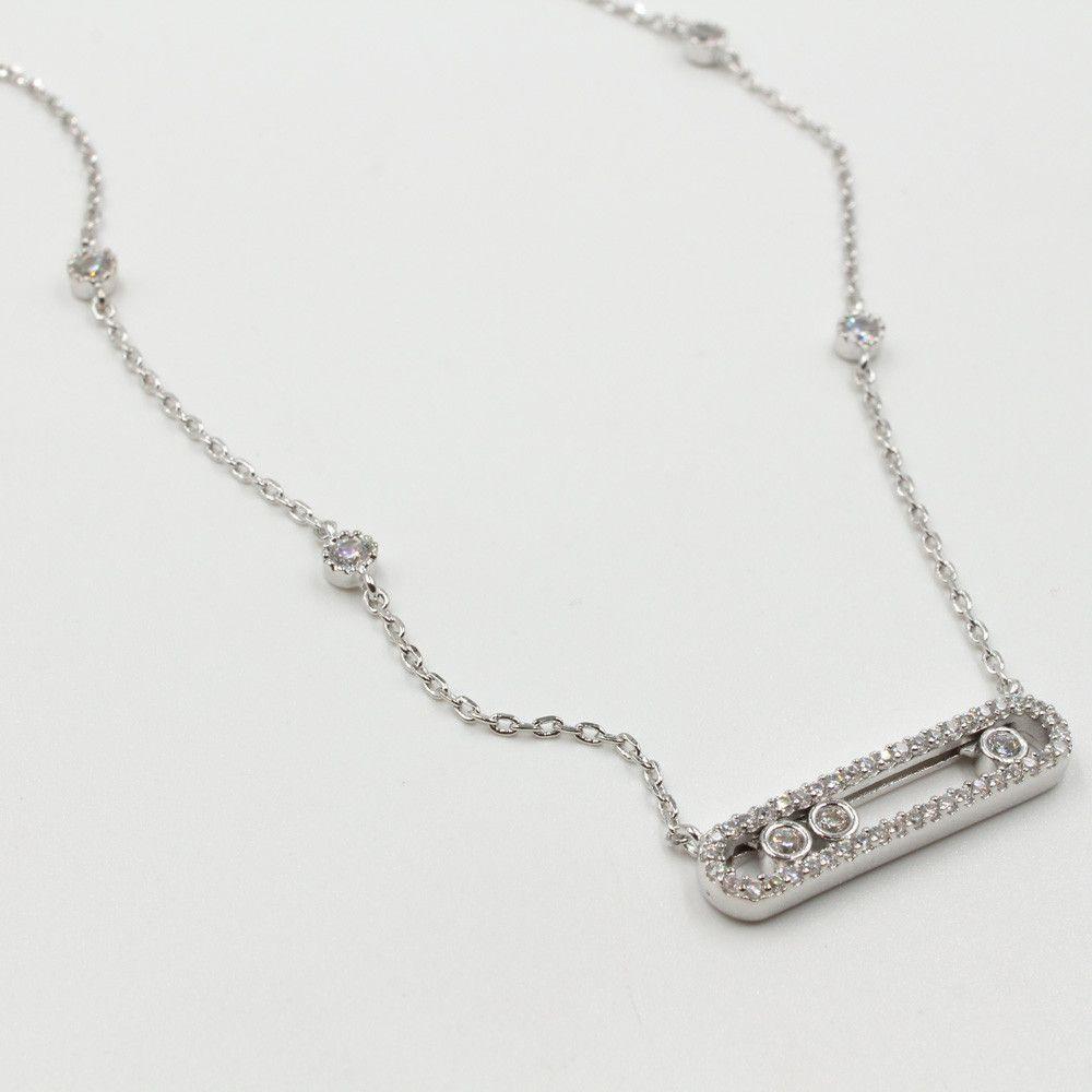 سلسال ميسيكا زركون وسط سلسال messika