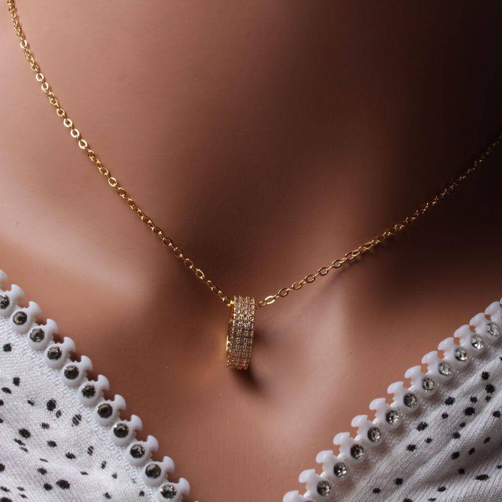 سلسال زركون مدور سلسال متوفر 2 لون