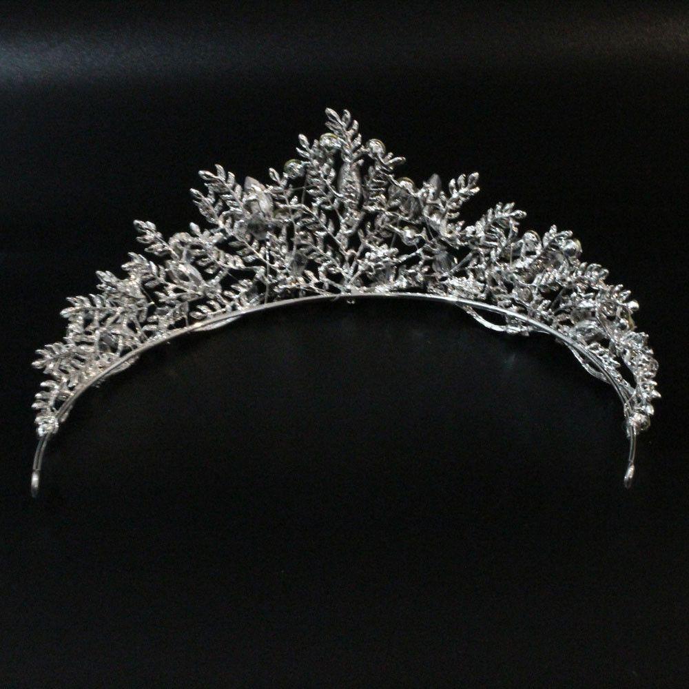 اكسسوار شعر تاج كرستال  - Jewel