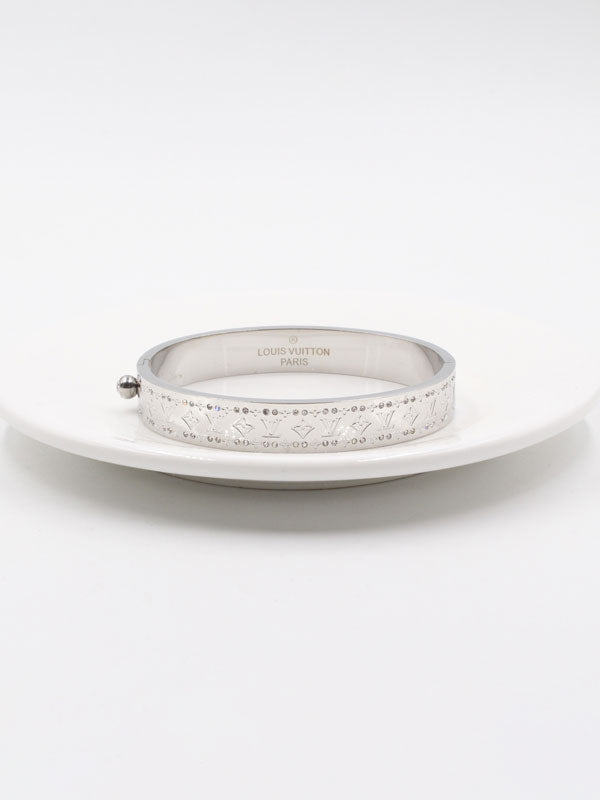 اسوارة لويس فيتون لاكشيري زركون لوقو اسواره louis vuitton فضي