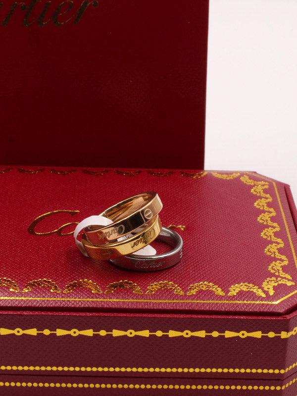 خواتم كارتير مجموعه 3 خواتم خواتم CARTIER ملون 6