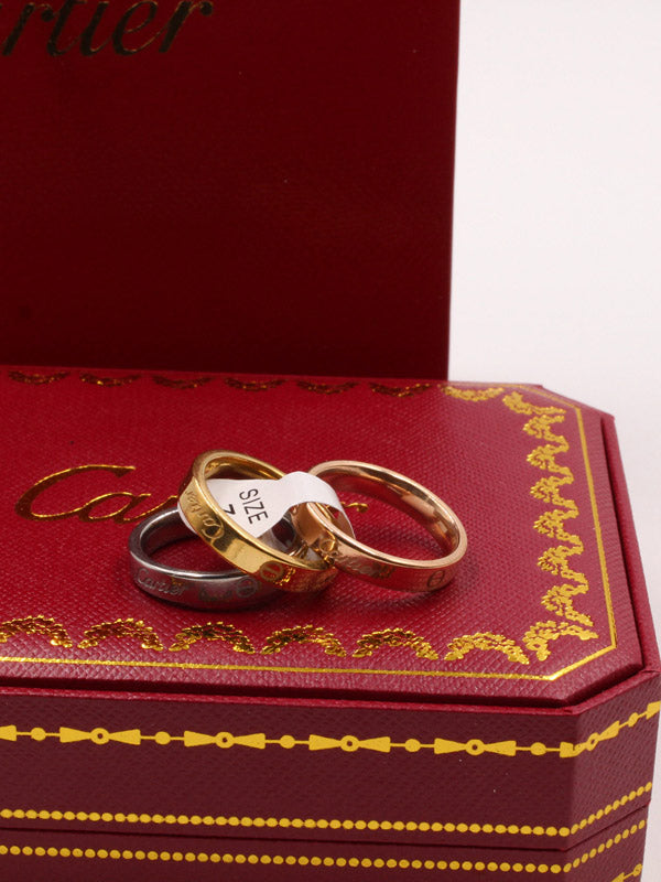 خواتم كارتير مجموعه 3 خواتم خواتم CARTIER ملون 7