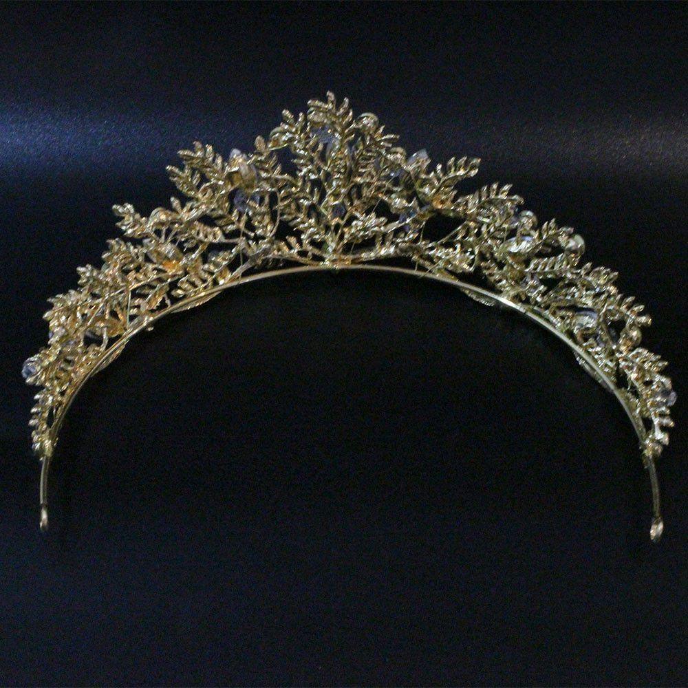 اكسسوار شعر تاج كرستال  - Jewel