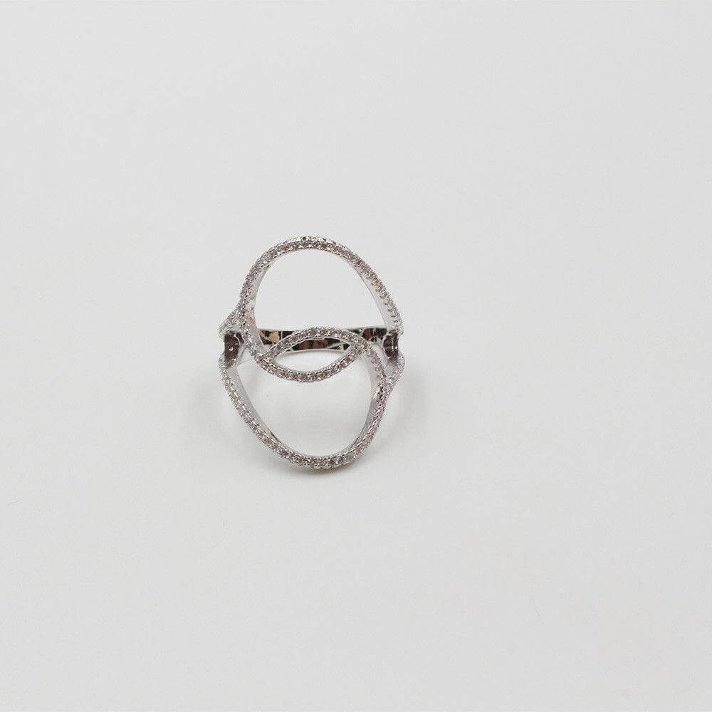 خاتم آيز زركون خواتم متوفر 2 لون فضي 6